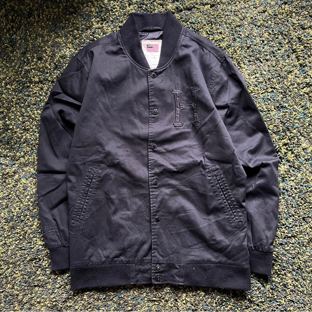 HUF x Thrasher Baseball Jacket (L)